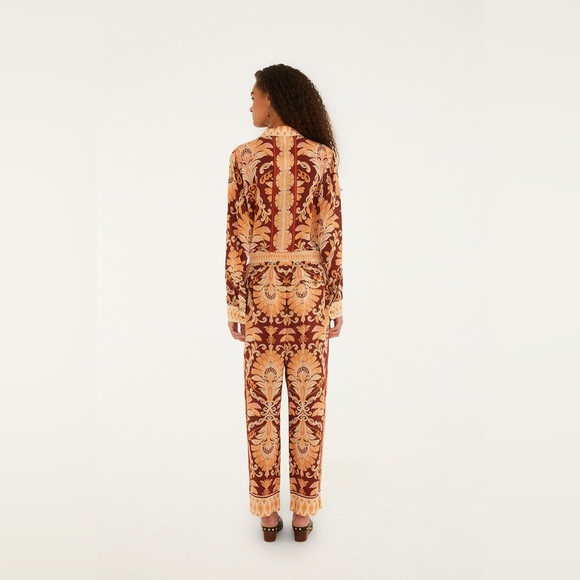 Red Wonderful Tapestry Pants - Picture 3 of 5